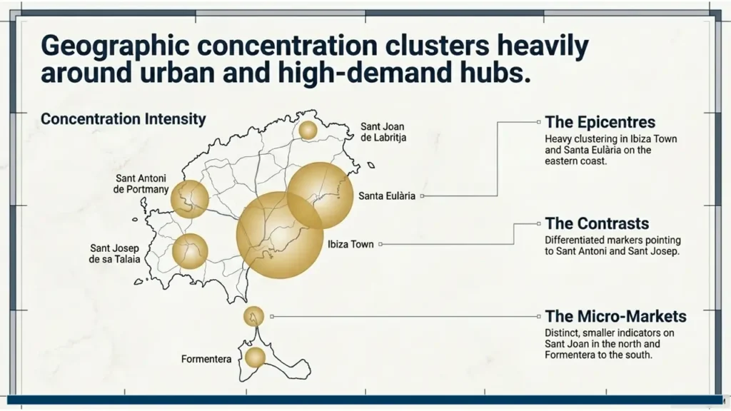 Ibiza Real Estate concentration cluster
