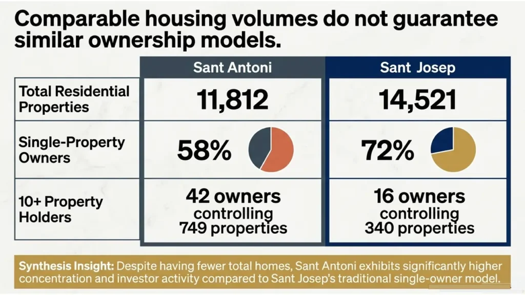 real estate ownership concentration ibiza