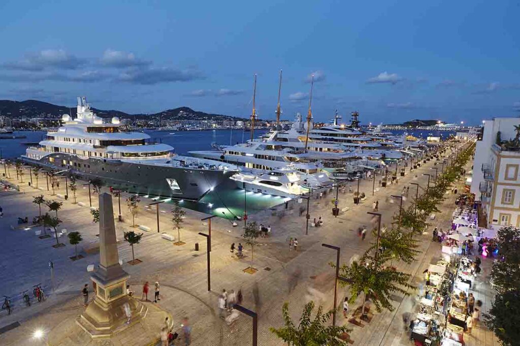 ibiza marina for large yachts